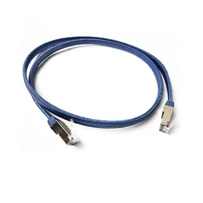 Gigabit Braided Network Cat6A Ethernet Patch Cable 500MHz 23/24//26AWG