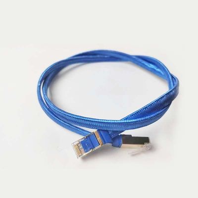 Gigabit Braided Network Cat6A Ethernet Patch Cable 500MHz 23/24//26AWG